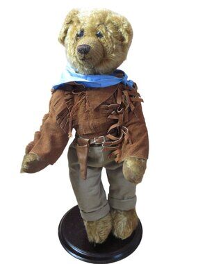 John Wayne "The Duke" 16" Bear Franklin Mint Complete - Original Packaging
